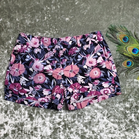Loft Outlet Floral Print Shorts - Picture 1 of 9